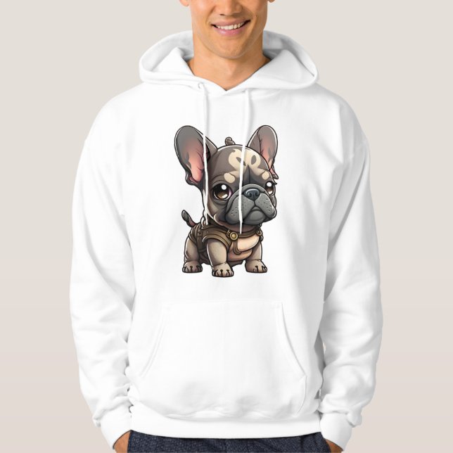 Sudadera Bulldog francés Chibi (Anverso)