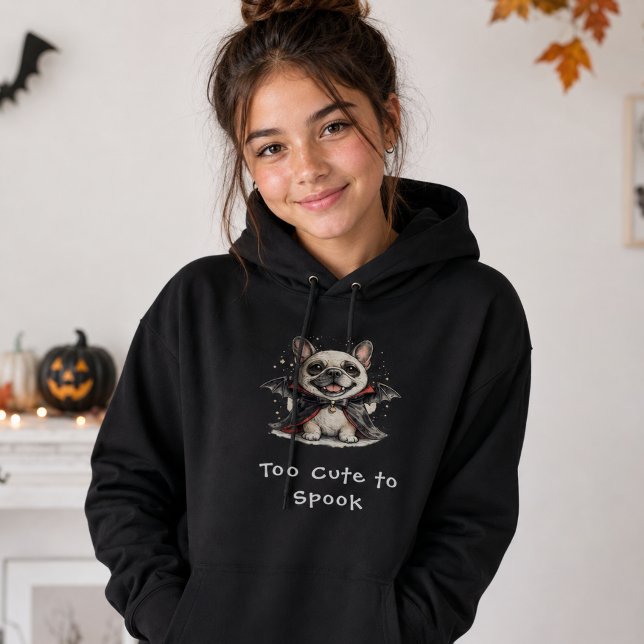 Sudadera Bulldog Francés Cute Murciélago Vampiro de Hallowe (Subido por el creador)