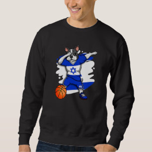 Sudadera Bulldog francés Dabbing Israel Ventilador de Balon