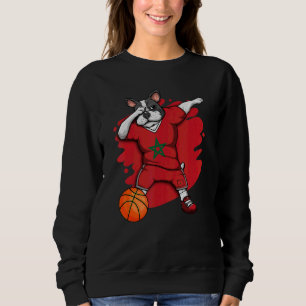 Sudadera Bulldog francés Dabbing Marruecos Ventilador de ba