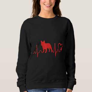 Sudadera bulldog francés de 365 Heartbeat