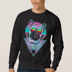 Sudadera Bulldog francés Dog Vintage Retro