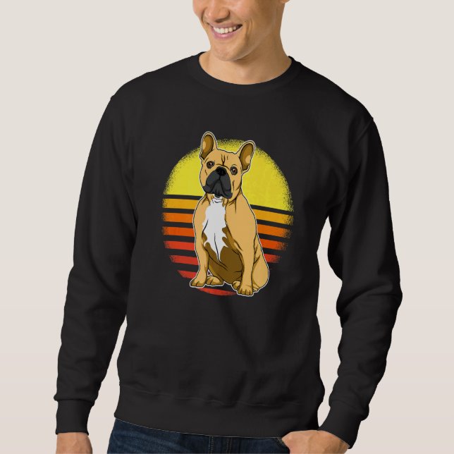 Sudadera Bulldog Francés Frenchie Atardecer  67 (Anverso)