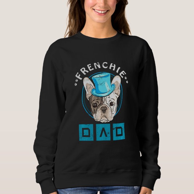 Sudadera Bulldog francés Frenchie Dad (Anverso)