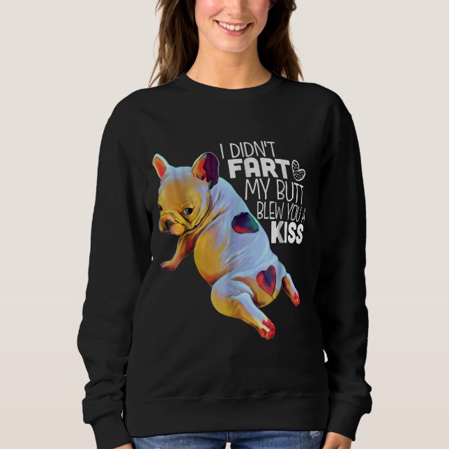 Sudadera Bulldog francés gracioso (Anverso)