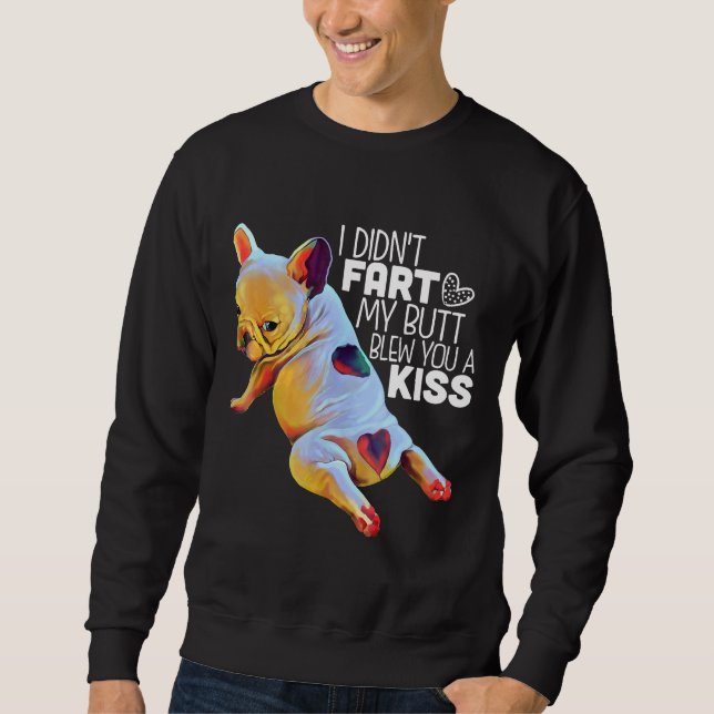 Sudadera Bulldog francés gracioso 78 (Anverso)