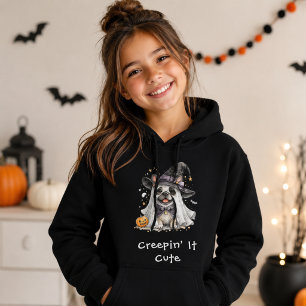 Sudadera Bulldog Francés Lindo Bruja de Halloween Arrastrán