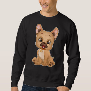Sudadera Bulldog francés lindo cachorro de bebé perro