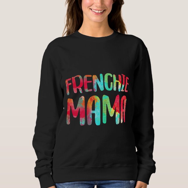Sudadera Bulldog francés Mama Gif (Anverso)