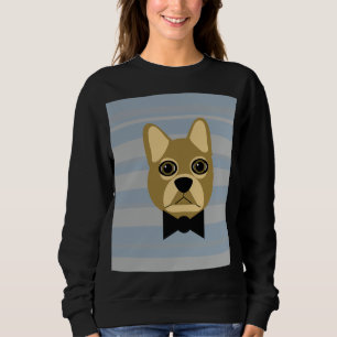 Sudadera Bulldog francés marrón