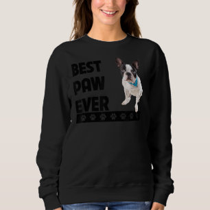Sudadera Bulldog francés Mejor Paw Jamás Frenchie Perro Pad