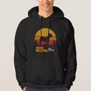 Sudadera Bulldog francés Mom Vintage Retro