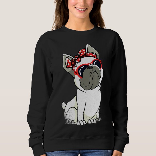 Sudadera Bulldog francés perro 60 (Anverso)