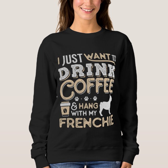 Sudadera Bulldog francés Perro Frenchie Papá Mamá Y Bebe Ca (Anverso)