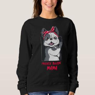 Sudadera Bulldog francés Perro Raza Ropa Bulldog Mamá