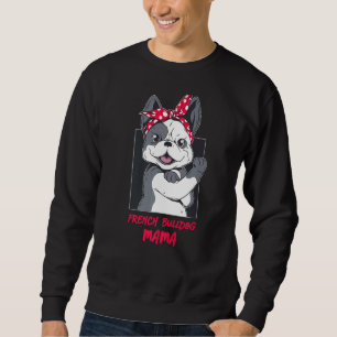 Sudadera Bulldog francés Perro Raza Ropa Bulldog Mamá