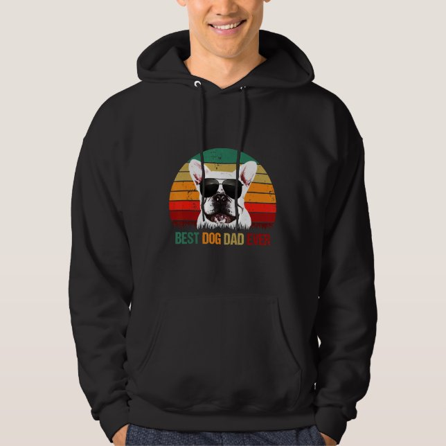 Sudadera Bulldog francés significa mejor padre de perro que (Anverso)