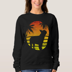 Sudadera Bulldog Francés Vintage Hombres Mujeres Niños