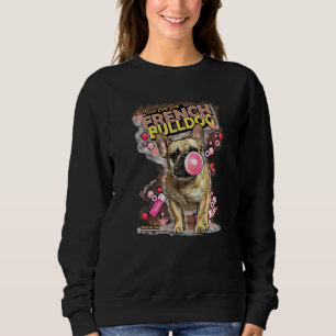 Sudadera Bulldog Francés Y Candy Frenchie Perro Cuppy Anima