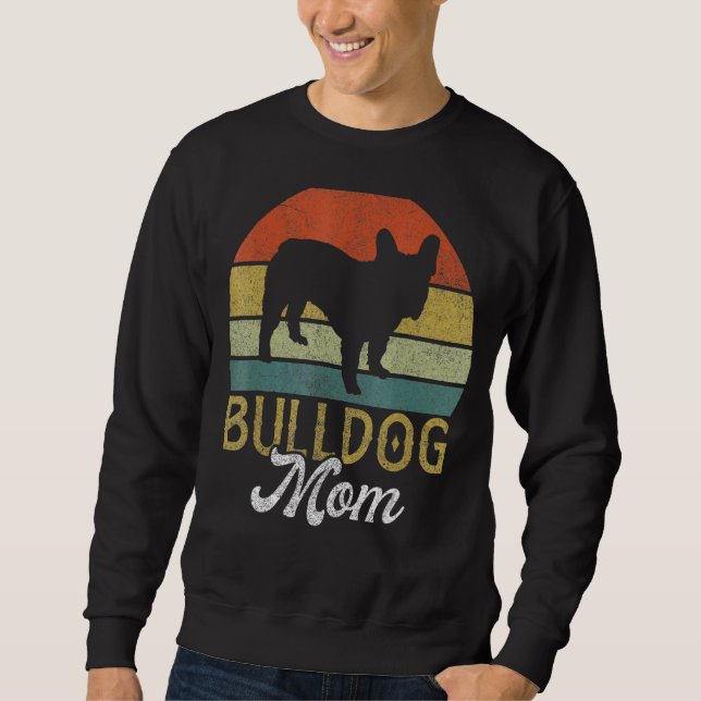 Sudadera Bulldog Frenchie Mama Mejor Bulldog Frenchie Mamá  (Anverso)