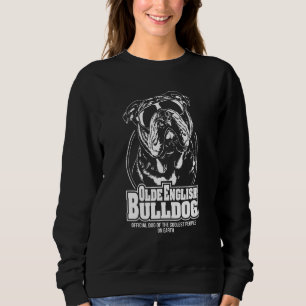 Sudadera Bulldog inglés antiguo más frío perro que dice per