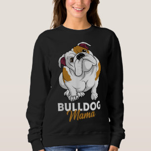 Sudadera Bulldog inglés Mama Cute Bully Dog Mom Funny Wome