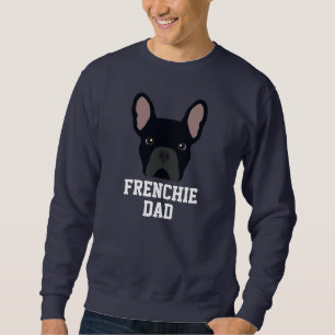 Sudadera Bulldog negro francés papá