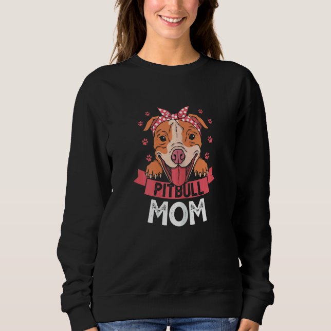 Sudadera Bulldog Pit 5 para las mujeres de Pitbull (Anverso)