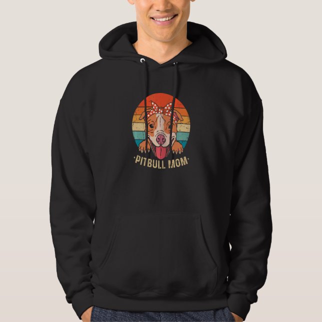 Sudadera Bulldog Pit para mamá de Pitbull 7 (Anverso)