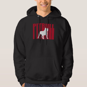 Sudadera Bulldog Pitbull Pit Rojo Estilizado Transparente G
