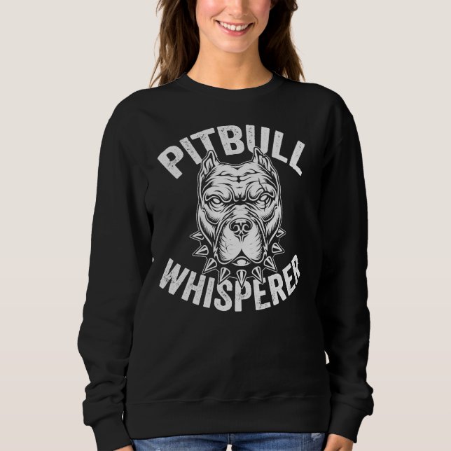 Sudadera Bulldog Pitbull Whisperer Pitbull Pit (Anverso)