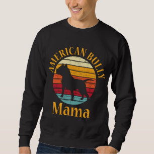 Sudadera Bulldog retro americano Mama Bulldog Lover Bully M