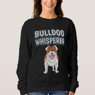Sudadera Bulldog Whisperer Perro Propietario de citas Bulld