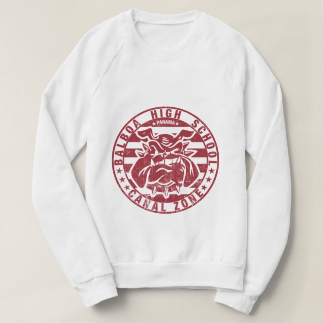 Sudadera Bulldoges de BHS (capilares - rojo) (Diseño del anverso)