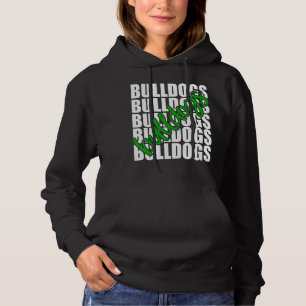 Sudadera Bulldoges Green School Deportes Equipo de fans