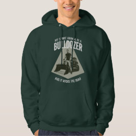 Sudadera Bulldozer Driver Spirit Animal Vintage Silhouette