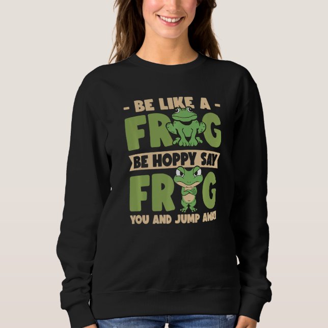 Sudadera Bullfrog Hunter Frog Gigging Frog Catching  2 (Anverso)