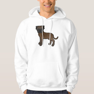 Sudadera Bullmastiff atigrado perro de dibujos animados lin