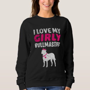 Sudadera Bullmastiff Canino Divertida Chica Perro Cachorro 