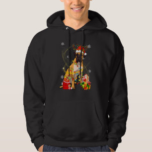 Sudadera Bullmastiff Perro Reno Santa Navidad Perros Paja
