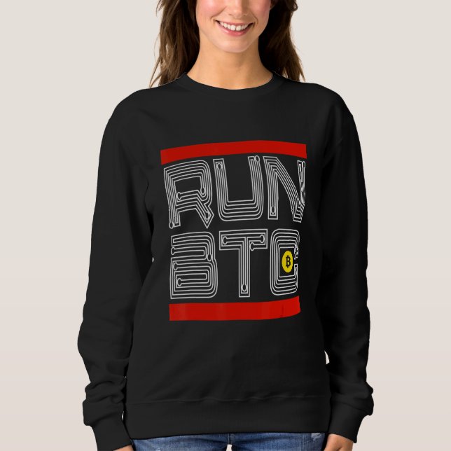 Sudadera Bullrun Btc Bitcoin Cripto Token Rico Blockchain M (Anverso)