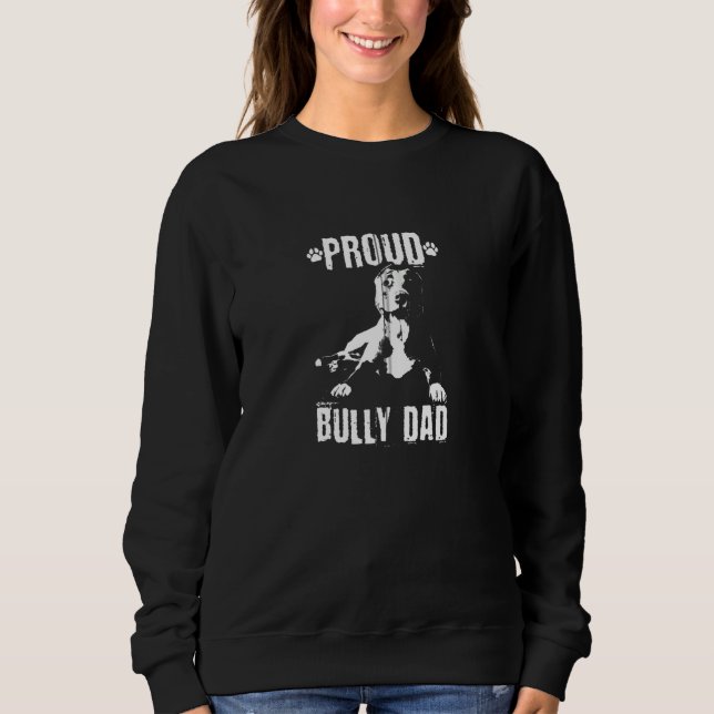 Sudadera Bully Dad American Bully Pitbull Dueño de Perros Z (Anverso)