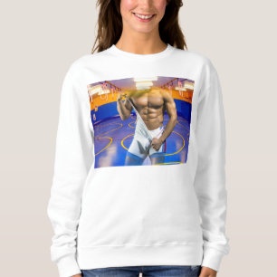 Sudadera bulto muscular de hombre de SlipperyJoe's abdomina