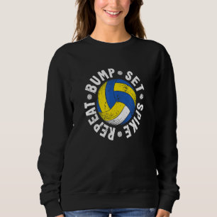 Sudadera Bump Set Spike Repetir deportes de voleibol