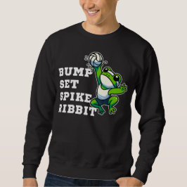 Sudadera Bump, Set, Spike, Ribbit