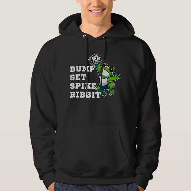 Sudadera Bump, Set, Spike, Ribbit (Anverso)