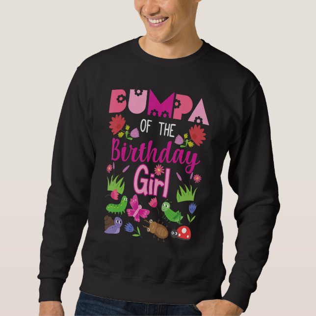 Sudadera Bumpa Del Chica De Cumpleaños Bug Insect Fiesta Bd (Anverso)
