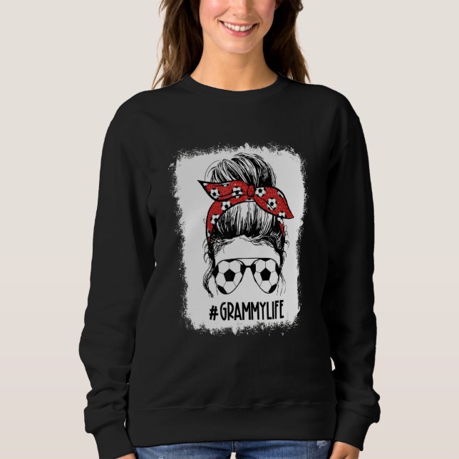 Sudadera Bun Grammy Life Mothe Bleached Soccer (Anverso)