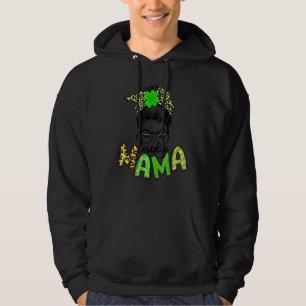 Sudadera Bun sucio y desordenado sembró Mamáes afortunadas 