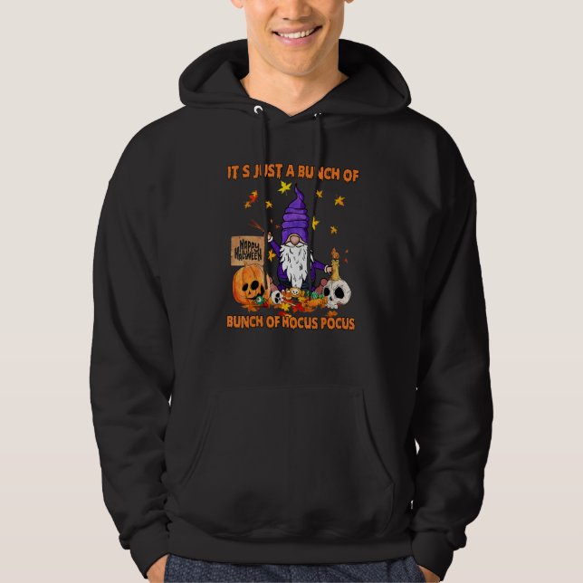 Sudadera Bunch Of Hocus Pocus Pumpkin Gnomes Bats Scary (Anverso)